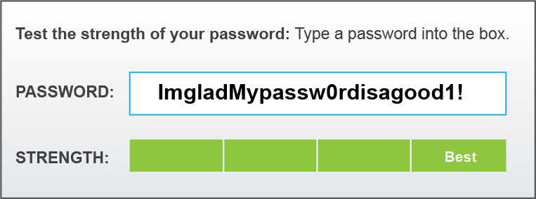 Passphrase Strength Example